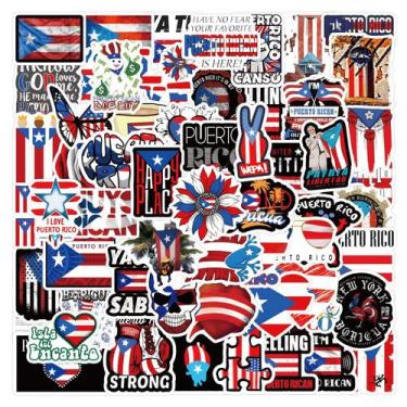 Imagem de Adesivos de vinil impermeável de Porto Rico, anime, 120 unidades - yiw