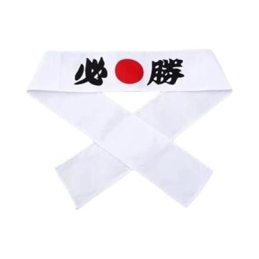 Imagem de Bandana De Chef De Sushi Samurai Karate, Faixa De Cabeça Japonesa Para