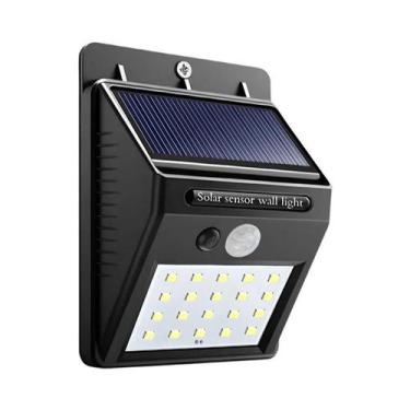 Imagem de Lâmpada Solar Portátil De 20 LEDs Para Iluminação Externa De Jardim, L