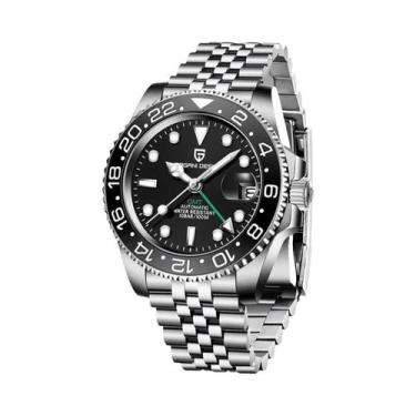 Imagem de Relógio De Pulso Mecânico De Luxo Masculino GMT PAGANI DESIGN PD-1662 