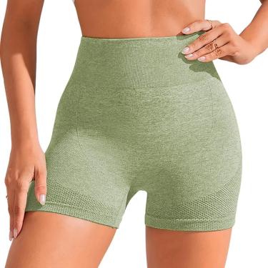 Imagem de Short Bermuda Legging Feminino Levanta Poliamida Confortável Sem Costura Esportivo-Feminino