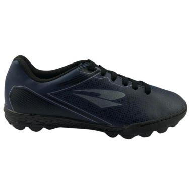 Imagem de Chuteira Society Dray 203 Marinho-Prata Adulto Original Unissex Solado Preto-Unissex