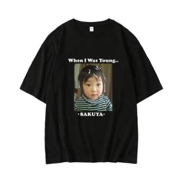 Imagem de Camiseta Feminina De Verão Com Manga Curta E Gola Redonda NCTWISH Conc