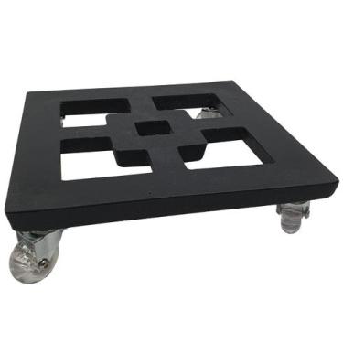 Imagem de Suporte Quadrado com Roda 25cm para Vasos Alpe e Aritana - Alpe & Arit