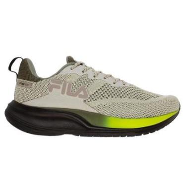 Imagem de Tênis Esportivo Corrida Masculino Fila Speed Lite 00097 Bege-Masculino