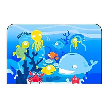 Imagem de 2 x capa universal de proteção solar para janela traseira fornece proteção UV máxima x2 crianças bebê crianças menino/menina protetor de janela de carro magnético óculos 78x50cm