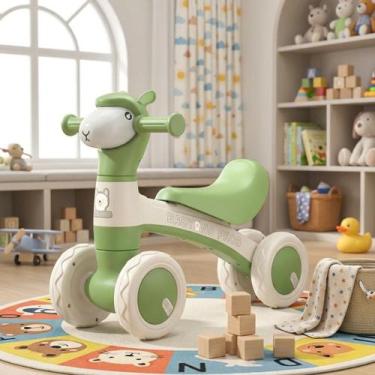 Imagem de Bicicleta Infantil 4 Rodas Sem Pedal  Andador de Equilíbrio Modelo Ove