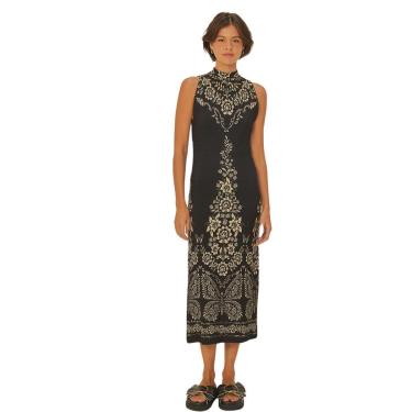 Imagem de Vestido Midi Farm Rio Borbolina Feminino-Feminino