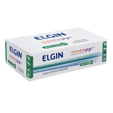 Imagem de Bateria Alcalina Elgin 23A 12V Embalagem Industrial 50 Unidades Alta Descarga Aprovada Inmetro Versão 0% Cádmio