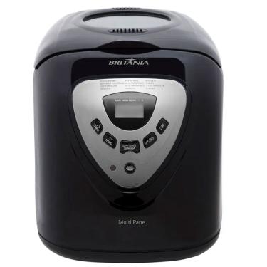 Imagem de Panificadora Multipane Britânia Antiaderente 12 Programações 127V Preta