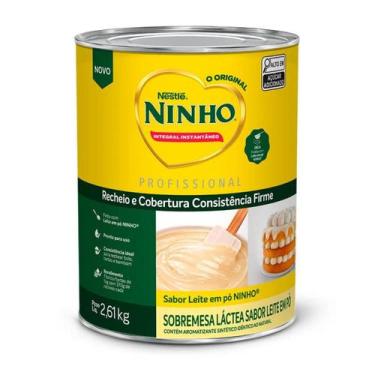 Imagem de Recheio E Cobertura Ninho 2,61 kg Profissional Nestlé Consistência Fir