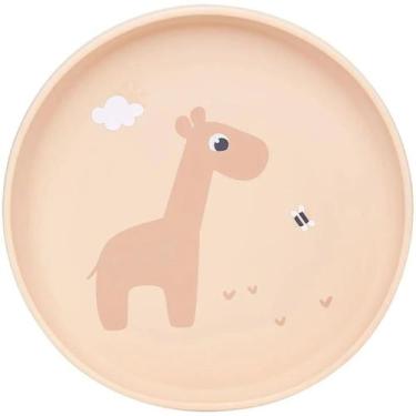 Imagem de Pratinho Em Silicone Com Ventosa Cloudy - Bege - Buba