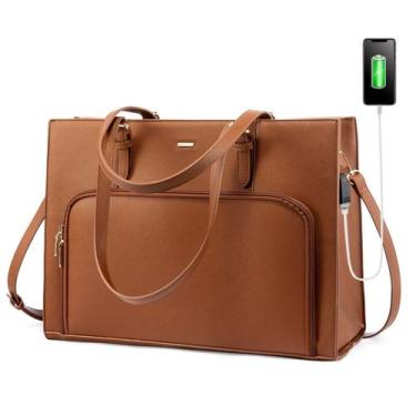 Imagem de Bolsa para laptop LOVEVOOK, bolsa de trabalho impermeável de 15,6 pole