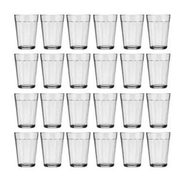 Imagem de Jogo 24 Copos De Vidro Americano Tradicional Nadir Figueiredo 190ml Ce