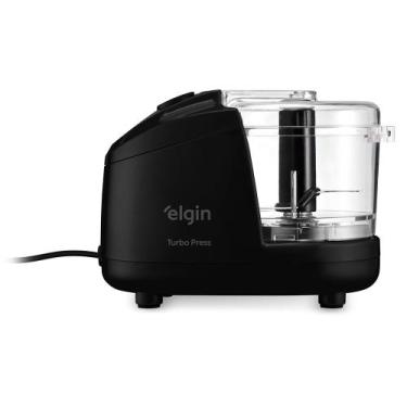 Imagem de Mini Processador Turbo Express Preto - 5 em 1 400ML 150W 220V - Elgin,