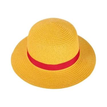 Imagem de Chapéu de Palha Luffy - Cosplay Anime Unissex para Adulto, B