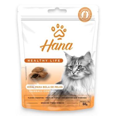 Imagem de Snack Hana Healthy Life Hairball Control para Gatos em 60g - HANA NUTR