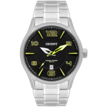 Imagem de Relógio ORIENT masculino preto/amarelo MBSS1318 PYSX