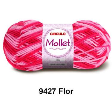 Imagem de Lã Fio Mollet Círculo 100g 200m Novelo Multicolor - Cores, 9427 - Flor