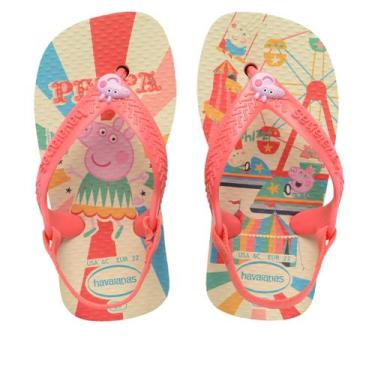 Imagem de Chinelo Infantil Havaianas Peppa Coral, 19