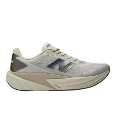 Imagem de Tênis New Balance Fuelcell Rebel V5, Bege, Roxo, 44