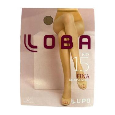 Imagem de Meia Calça Fina Dedo Livre Lupo Alta Qualidade, Po de arroz, P