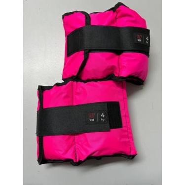 Imagem de Par Caneleira de Peso Básica Won Rosa Peso:0,5kgCor:Rosa, 4kg, Rosa