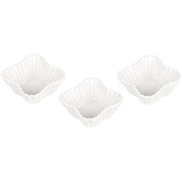 Imagem de Petisqueira Porcelana Quadrado 3 Peças Hauskraft - Wave