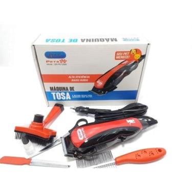 Imagem de Tosquiadeira Tosar Cortar Pelos Cães Gatos Pet 220v - Knup, 110V
