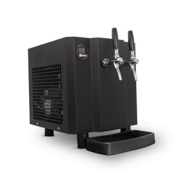 Imagem de Chopeira Elétrica Small 50L/h 2 Torneiras Italianas  Pintura Preta Cho