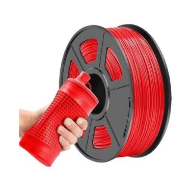 Imagem de Filamento Para Impressora 3D Cinza 95A TPU Flexível 250g 1.75mm Materi