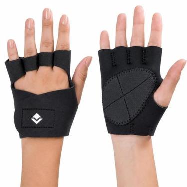 Imagem de Luva De Musculação Treino Academia Neoprene Vp1102 Vollo Preto Liso -,