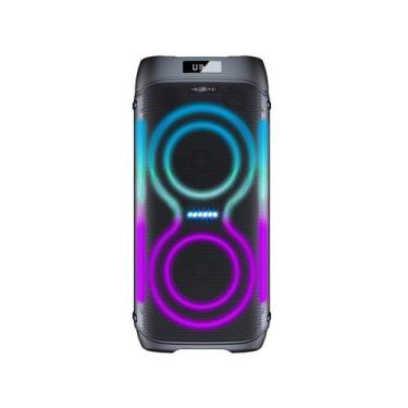 Imagem de Caixa Som Bateria 1000W Rms Portátil Bluetooth Amplificada Fm Usb Bivo