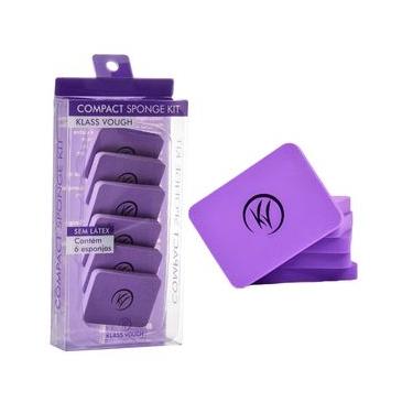 Imagem de Esponjas para Base e Corretivo Compact Sponge com 6 Unidades Sem Látex Klass Vough