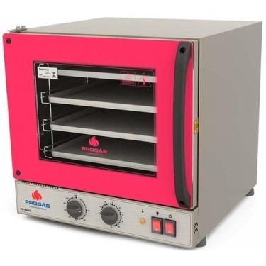 Imagem de Forno Turbo Elétrico 4 Esteiras PRP-004 G2 Progás 127V Vermelho - VERM