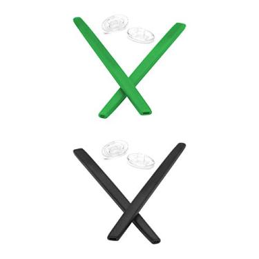 Imagem de Mryok Bocal de substituição para óculos de sol Oakley W Square Wire, Verde escuro e preto, One Size