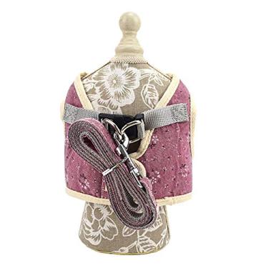 Imagem de Yajun Coleira para cães e gatos, colete respirável para animais de estimação, confortável, pequeno, médio, alça de peito, corda de tração segura, suprimentos para animais de estimação, A, P