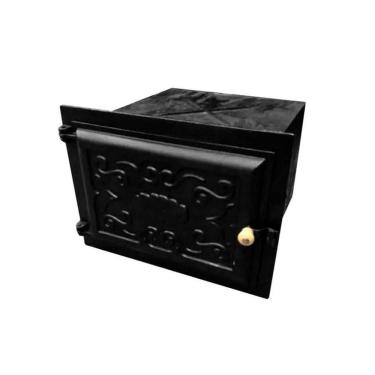 Imagem de Forno Ferro Fundido Tampa Ferro Fogão Lenha 50x47x33cm G