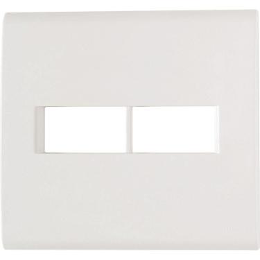 Imagem de Placa 2 Postos 4x4 Tramontina Liz Branca Tramontina