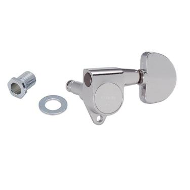 Imagem de Tarraxa Gotoh para Guitarra e Violão Blindada 3X3 Cromada SG301-20