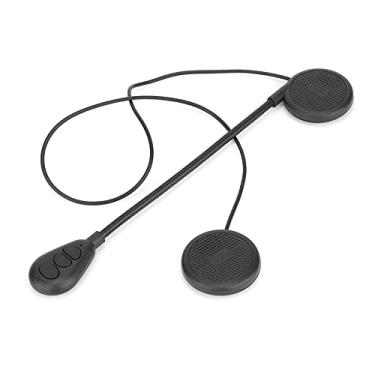 Imagem de Vbestlife Fone de ouvido com capacete de motocicleta, resposta automática chamadas de fone de ouvido com redução de ruído inteligente com duas almofadas de ouvido ultrafinas, para andar de esqui