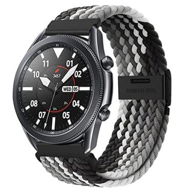 Imagem de XMUXI 22mm Pulseiras compatíveis com Galaxy Watch 3 45mm/Relógio 46mm,Gear S3 Frontier/Clássico, Huawei Watch GT 3 46mm, Amazfit GTR Braided Sport Braided Watch Band (sem relógio) (#7)