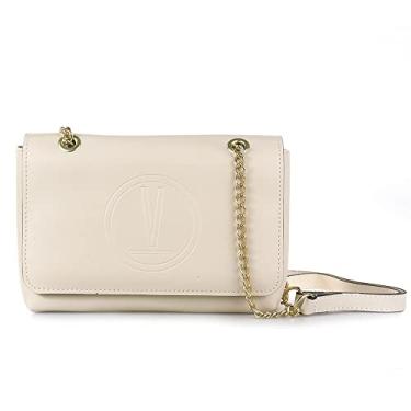 Imagem de BOLSA FEMININA PEQUENA VIZZANO 10035.1 ALÇAS EM CORRENTES DOURADAS Cor:Creme