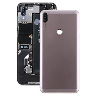 Imagem de HONGYAN Peças de substituição de telefone celular Tampa traseira da bateria com lente de câmera e chaves laterais para asus zenfone max pro / zb602k Acessórios telefônicos