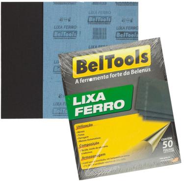 Imagem de Kit C/ 50 Lixa Ferro Grão 80 Beltools