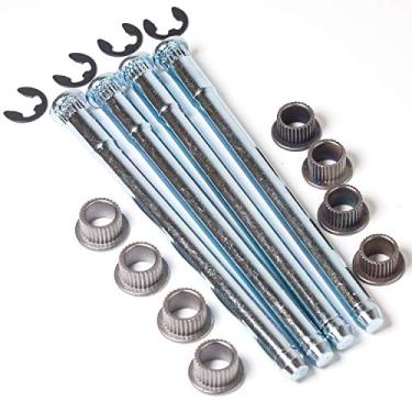 Imagem de Kits de reparo de buchas de pinos de dobradiça de porta compatíveis com Chevy Chevrolet GMC Yukon caminhão de tamanho integral SUV 1988-2002 K1500 K2500 K3500 C1500 C2500 C3500 38416 15685040 1562609 69149 3 15691494 15691595