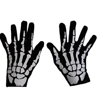 Imagem de Luva Infantil de Esqueleto Raio X Halloween Único