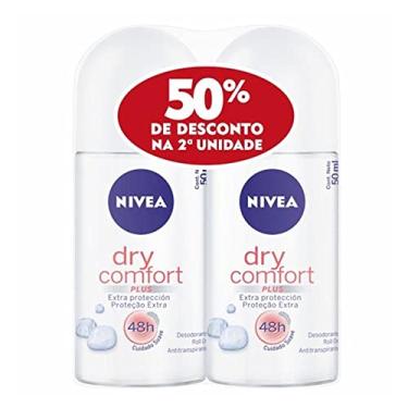 Imagem de Kit com 2 Desodorantes Antitranspirante Roll On NIVEA Dry Comfort 50ml, Nivea