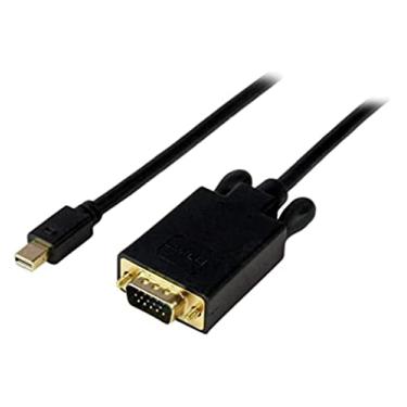 Imagem de StarTech. Com cabo adaptador Mini DisplayPort para VGA de 3 m - conversor de vídeo mDP para VGA - Cabo Mini DP para VGA para Mac/PC 1920 x 1200 - Preto (MDP2VGAMM10B)