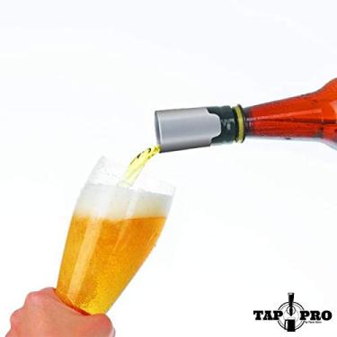 Imagem de TapPro – Aerador de cerveja, obtenha um sabor de cerveja de rascunho, obtenha um sabor de cerveja de cabeça inteira em casa – Use com sua cerveja favorita, para garrafas de vidro com tampas Pry-Off
